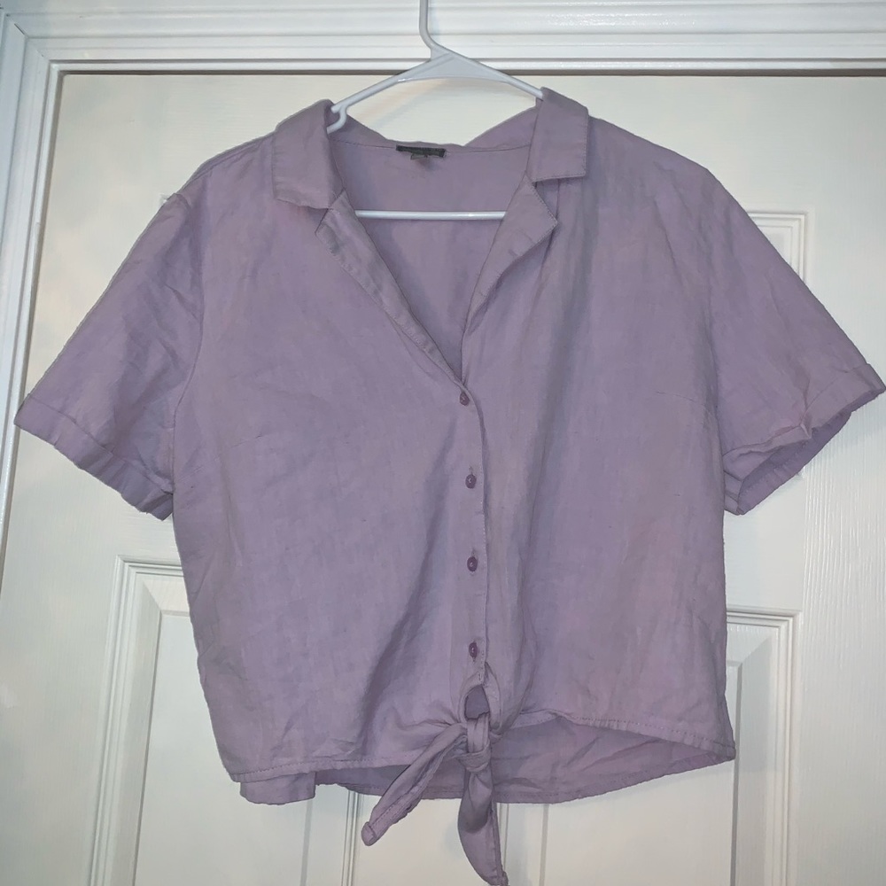 Purple Button up Shirt